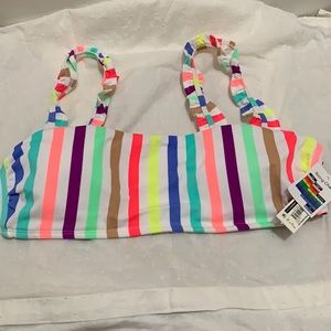 Buy 2/12 🌸 No boundaries ruffle straps bandeau top🌸